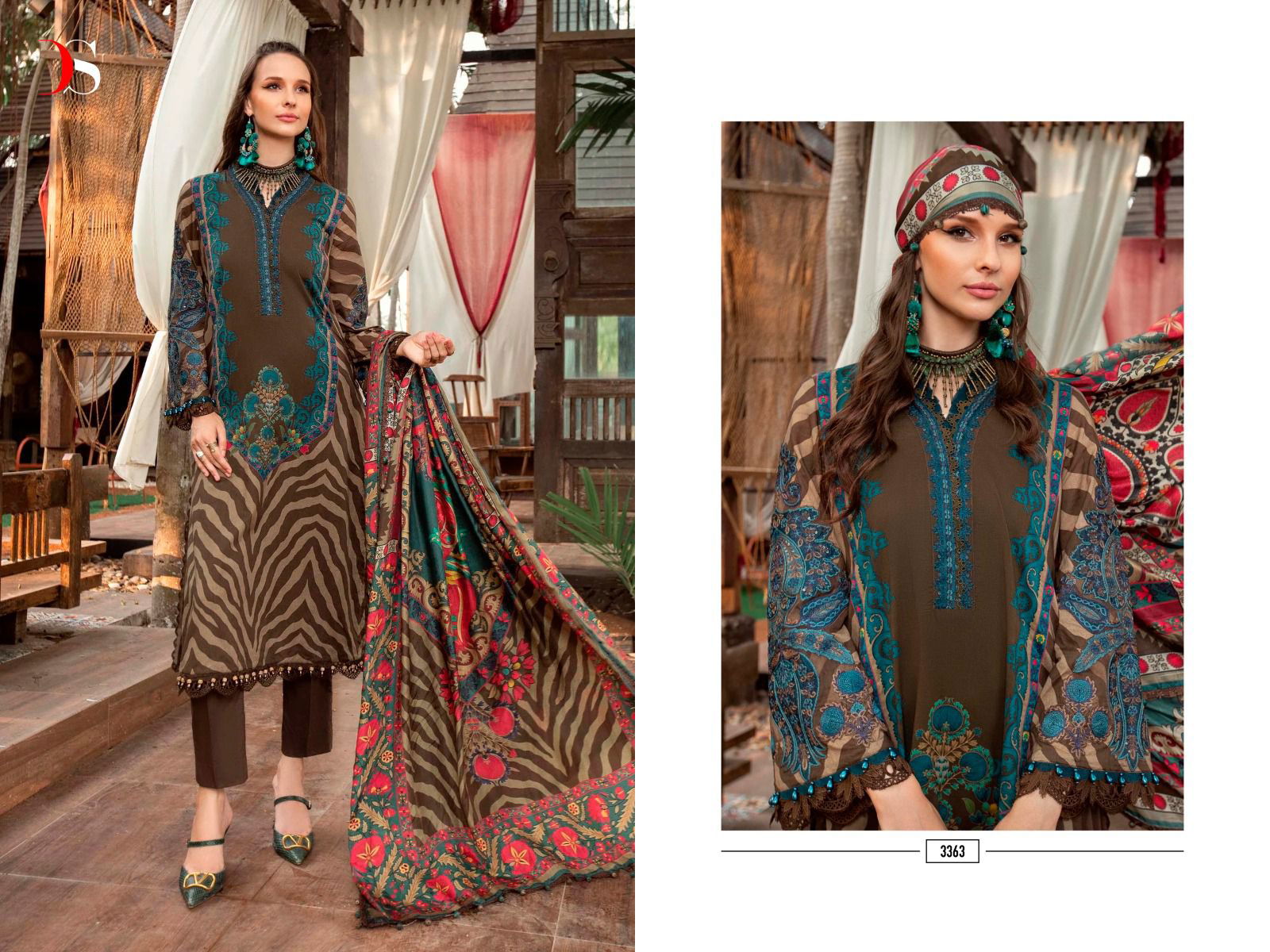 Deepsy M Print 23 Vol 4 Cotton Pakistani Suits Catalog
